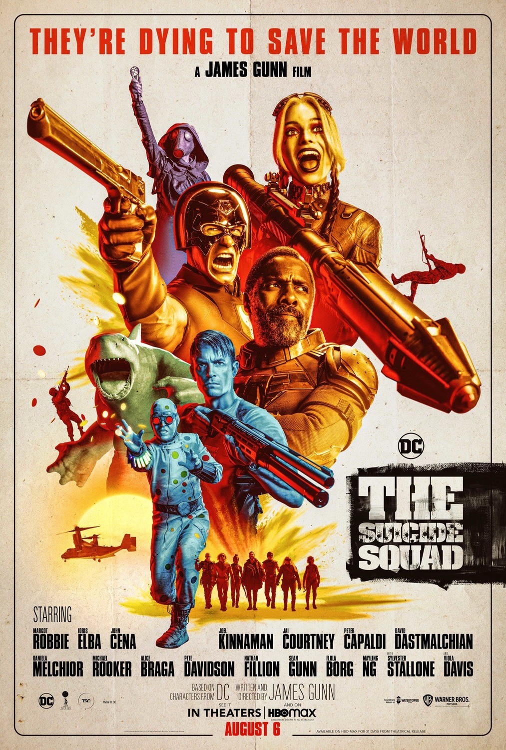 The Suicide Squad: New Cover Shows Margot Robbie, John Cena & Many